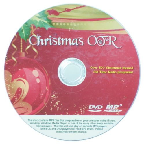 Christmas OTR - 500+ Episodes. 1 MP3 DVD