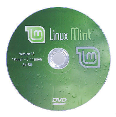 Mint Linux - Version 16 (Cinnamon) - 32 Bit / 64 Bit