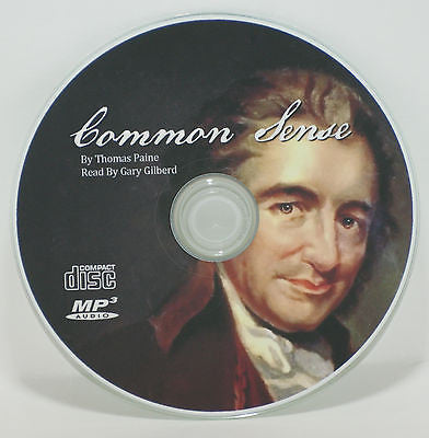 Common Sense By Thomas Paine MP3 Audiobook + PDF